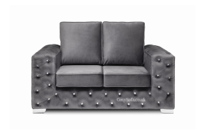 Ashton | 2 Seater | Plush Grey | Fullback