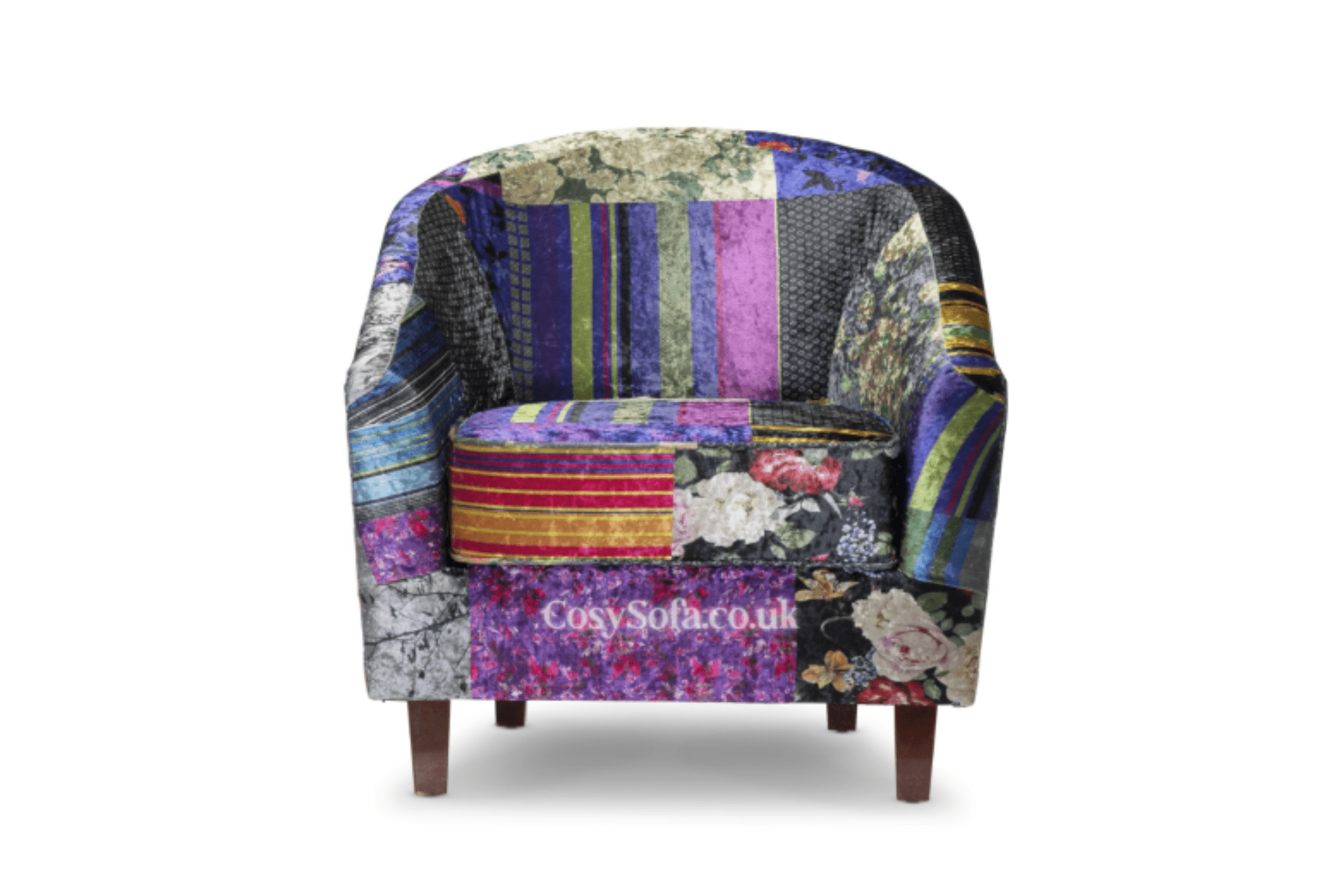 Patchwork bucket deals chair